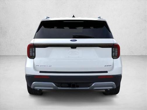 Star White Metallic Tri-Coat 2026 Ford Explorer Platinum