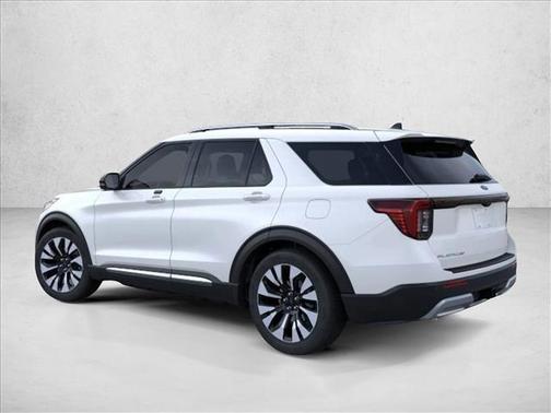 Star White Metallic Tri-Coat 2026 Ford Explorer Platinum