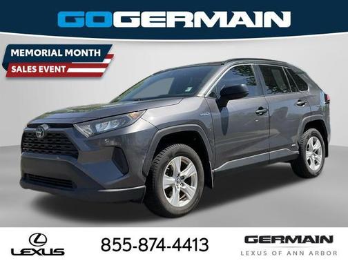 Magnetic Gray Metallic 2019 Toyota RAV4 Hybrid LE