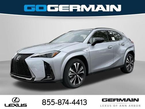 Iridium with Obsidian roof 2026 Lexus UX 300h F SPORT Design