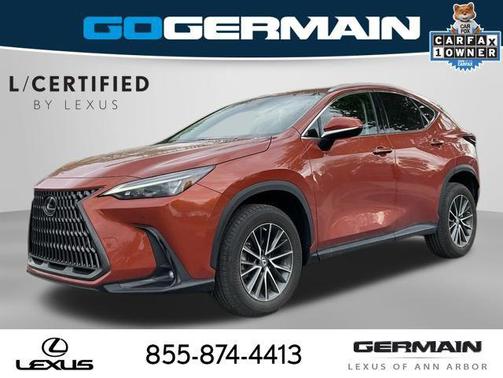 Cadmium Orange 2022 Lexus NX 350h Premium