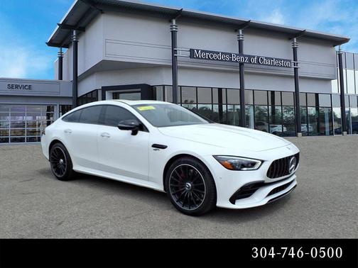 Polar White 2023 Mercedes-Benz AMG GT 53