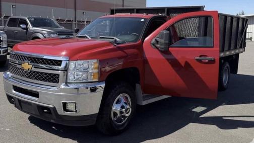Red 2013 Chevrolet Silverado 3500 LT
