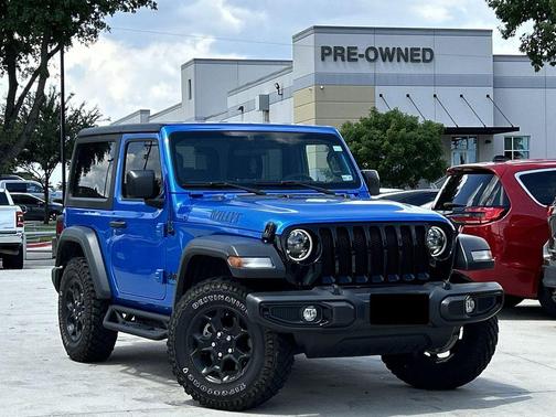 Hydro Blue Pearlcoat 2023 Jeep Wrangler Willys