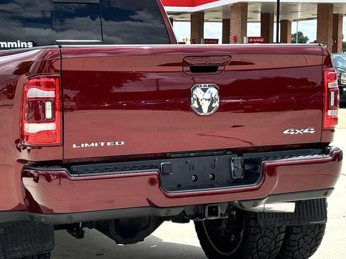 Delmonico Red Pearlcoat 2023 RAM 3500 Limited Mega Cab 4x4 6'4' Box