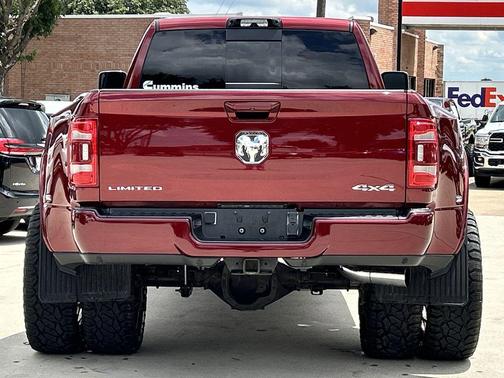 Delmonico Red Pearlcoat 2023 RAM 3500 Limited Mega Cab 4x4 6'4' Box