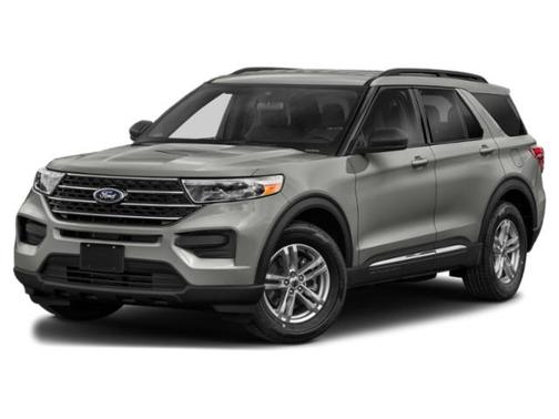 Iconic Silver Metallic 2022 Ford Explorer XLT