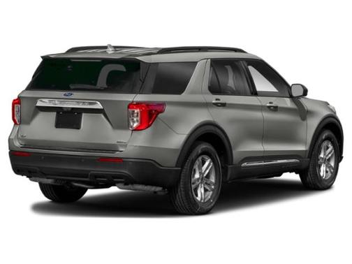 Iconic Silver Metallic 2022 Ford Explorer XLT