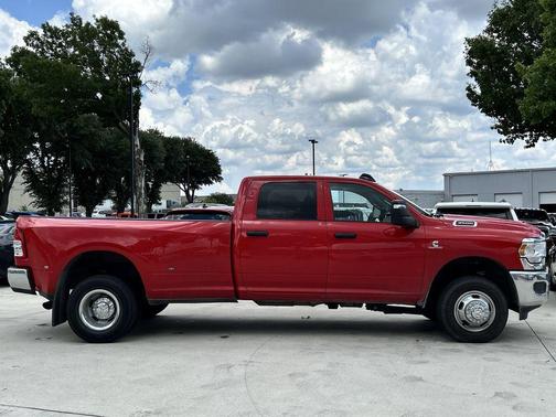 Flame Red Clearcoat 2024 RAM 3500 Tradesman Crew Cab 4x4 8' Box