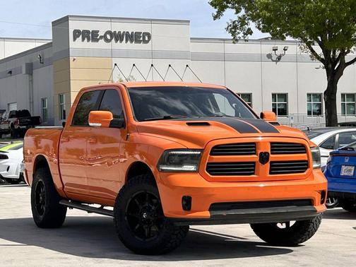 Ignition Orange Clear Coat 2015 RAM 1500 Sport