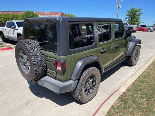 Sarge Green Clearcoat 2021 Jeep Wrangler Willys