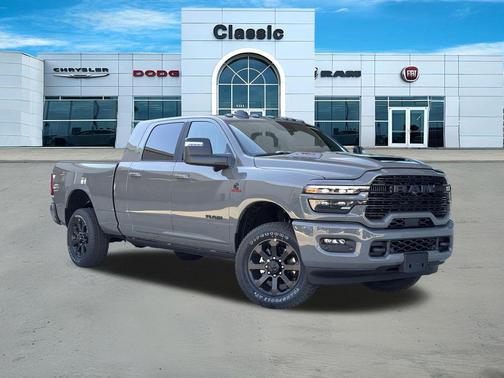 Ceramic Gray Clearcoat 2026 RAM 2500 Laramie Mega Cab 4x4 6'4' Box