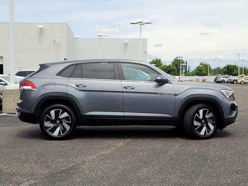 Gray 2025 Volkswagen Atlas Cross Sport 2.0T SE w/Technology