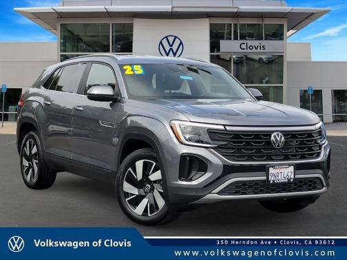 Gray 2025 Volkswagen Atlas Cross Sport 2.0T SE w/Technology
