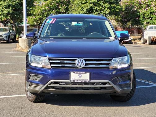 Atlantic Blue 2021 Volkswagen Tiguan 2.0T S