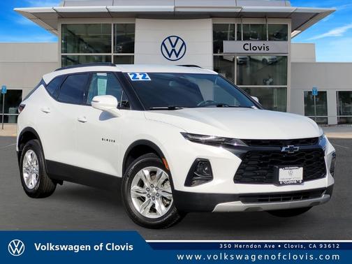 White 2022 Chevrolet Blazer LT