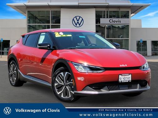 Red 2024 Kia EV6 Light