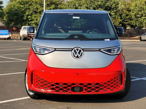 Cherry Red W/Metro Silver Upper 2025 Volkswagen ID. Buzz Pro S Plus