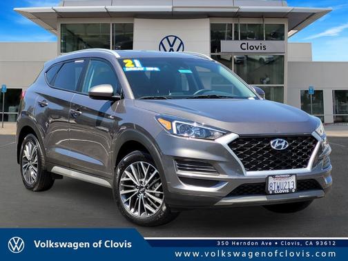 Gray 2021 Hyundai TUCSON SEL