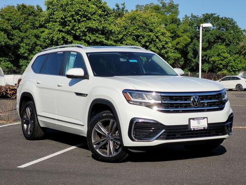 Pure White 2022 Volkswagen Atlas 3.6 V6 SEL R-Line