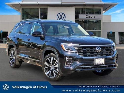 Black 2026 Volkswagen Atlas 2.0T SEL Premium R-Line