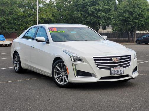 Crystal White Tri-Coat 2018 Cadillac CTS 3.6L Luxury