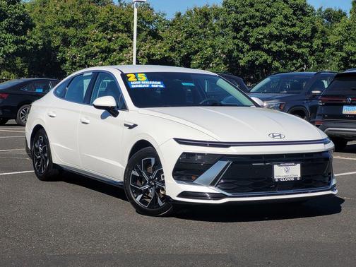 White 2025 Hyundai SONATA SEL