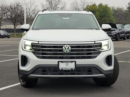 Opal White Pearl 2026 Volkswagen Atlas 2.0T SE W/TECHNOLOGY