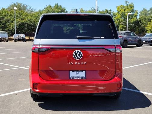 Cherry Red W/Metro Silver Upper 2025 Volkswagen ID. Buzz Pro S