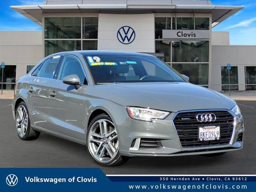 Gray 2019 Audi A3 2.0T Premium
