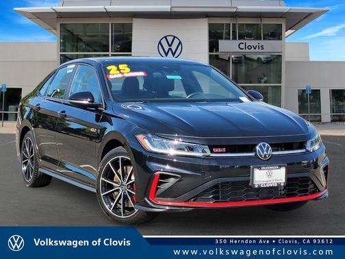 Deep Black Pearl Effect 2025 Volkswagen Jetta GLI 2.0T Autobahn