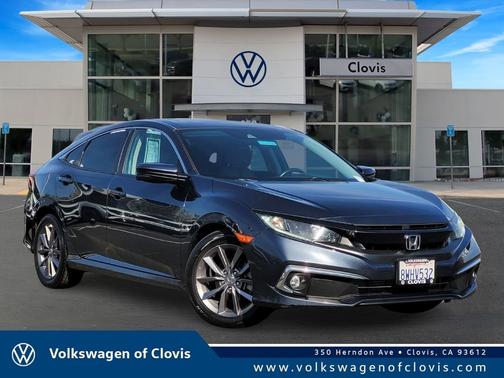 Blue 2021 Honda Civic EX