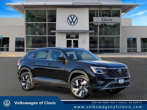 Black 2025 Volkswagen Atlas Cross Sport 2.0T SEL
