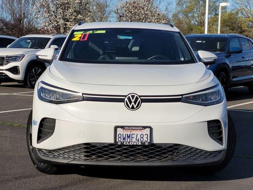 Glacier White 2021 Volkswagen ID.4 Pro