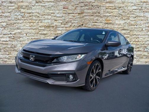 Modern Steel Metallic 2019 Honda Civic Sport