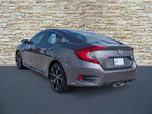 Modern Steel Metallic 2019 Honda Civic Sport