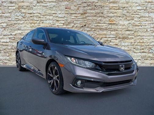Modern Steel Metallic 2019 Honda Civic Sport