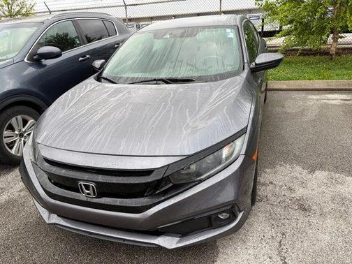Modern Steel Metallic 2019 Honda Civic Sport