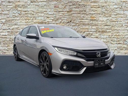 Lunar Silver Metallic 2018 Honda Civic Sport Touring