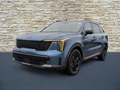 Mineral Blue 2026 Kia Sorento Hybrid X-LINE SX PRESTIGE