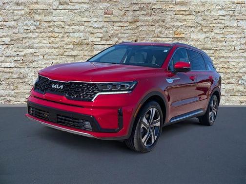 Red 2023 Kia Sorento Hybrid SX Prestige
