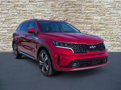 Red 2023 Kia Sorento Hybrid SX Prestige