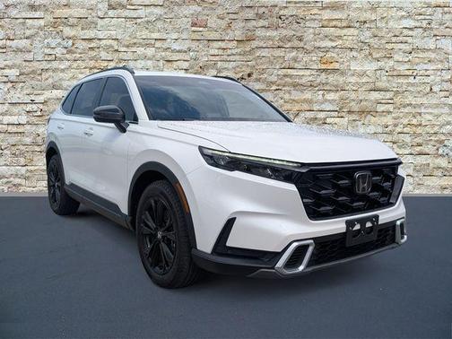 Platinum White Pearl 2025 Honda CR-V Hybrid Sport Touring