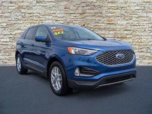 Blue Metallic 2023 Ford Edge SEL