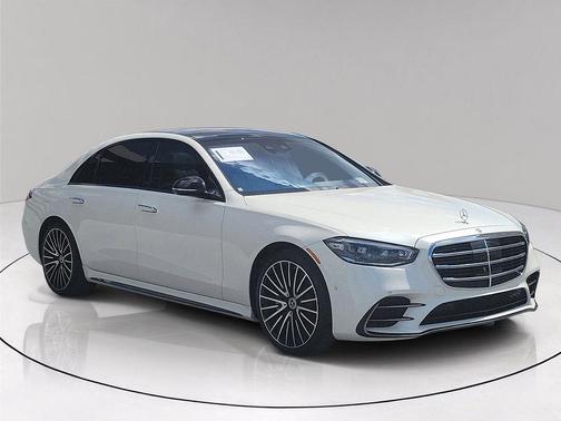 Diamond White 2023 Mercedes-Benz S-Class S 500 4MATIC