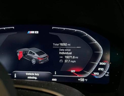 Black Sapphire Metallic 2023 BMW M8 Competition Gran Coupe