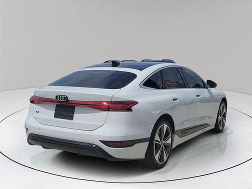 Glacier White Metallic 2025 Audi A6 e-tron Premium