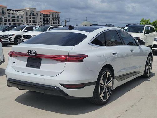 Glacier White Metallic 2025 Audi A6 e-tron Premium