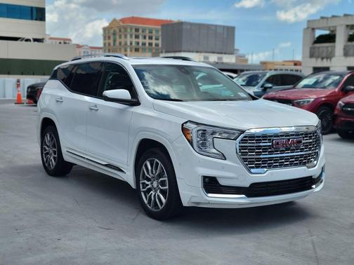 Summit White 2023 GMC Terrain Denali