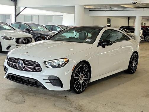 Moonlight White 2023 Mercedes-Benz E-Class E 450